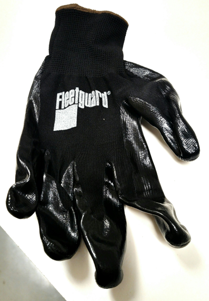 Picture of Large Black Nitrile Gloves