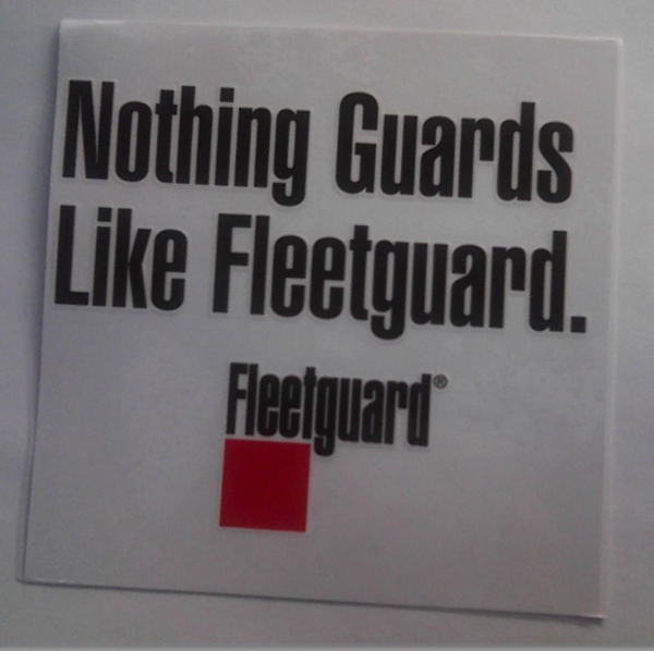 Picture of Fleetguard Vinyl Cling