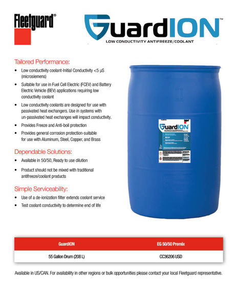 Picture of GUARDION LOW CONDUCTIVITY ANTIFREEZE/COOLANT